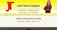 Desktop Screenshot of judithtabares.com